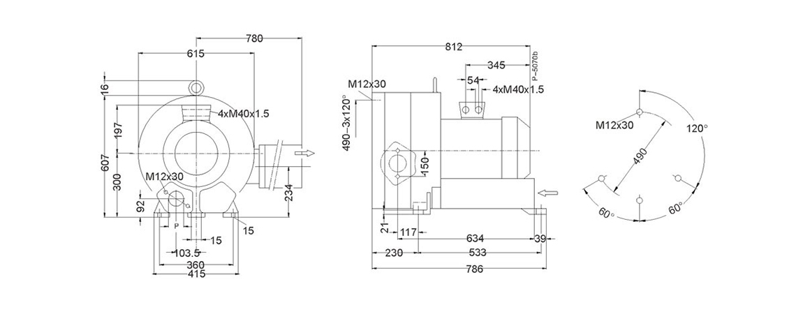 2HB 920 H47 高壓鼓風(fēng)機